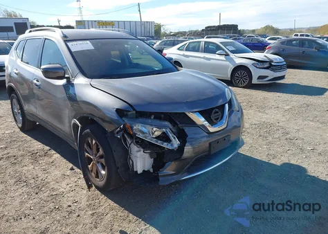 2016 Nissan Rogue Sv z USA, uszkodzony, nr VIN 5N1AT2MV0GC925864